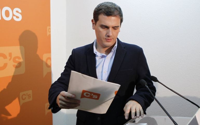 El secretario general de Ciudadanos, Albert Rivera.