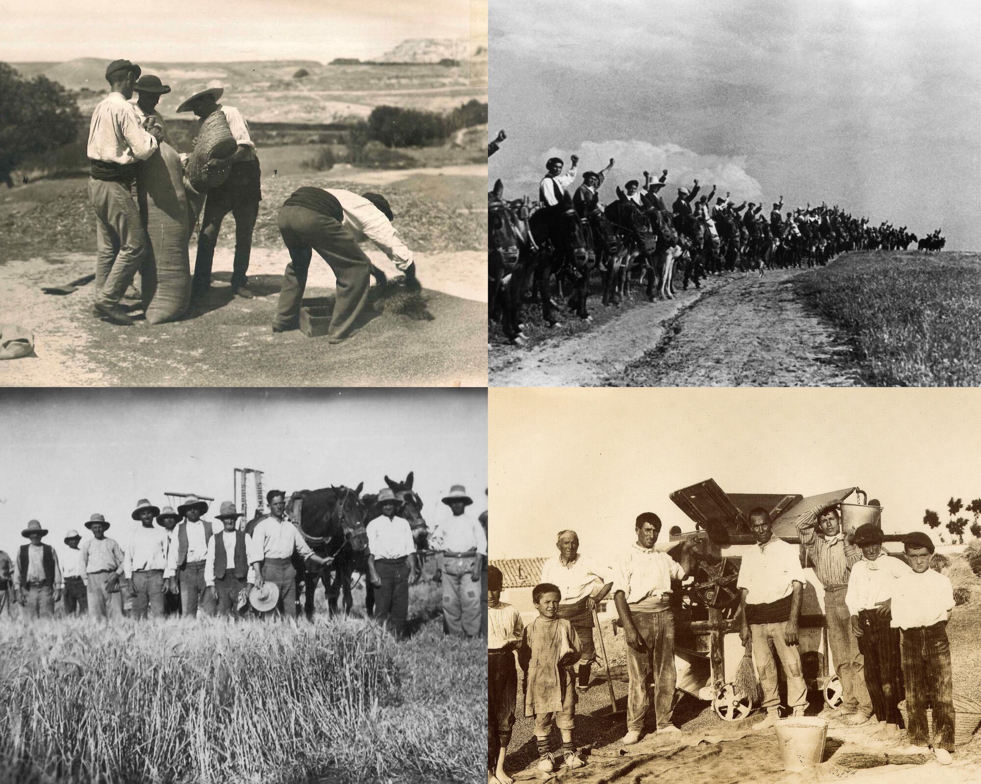 Imágenes extraídas del libro &quot;La reforma agraria en Aragón&quot; de Javier Lambán