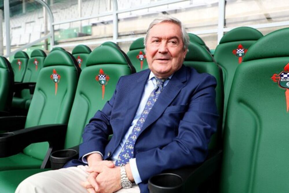 Manuel Ansede, en una imagen de archivo en el estadio de A Malata (foto: Racing Club Ferrol)