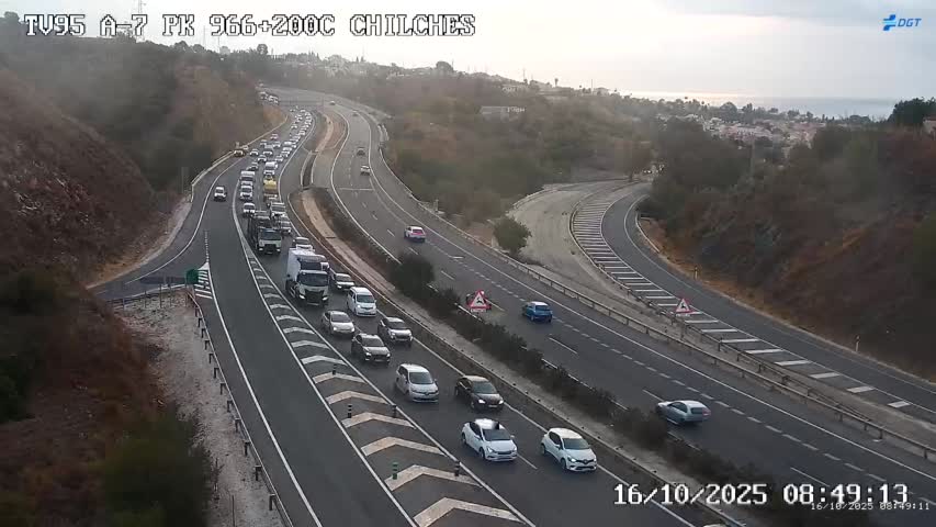 Uno de los puntos de atascos según la DGT