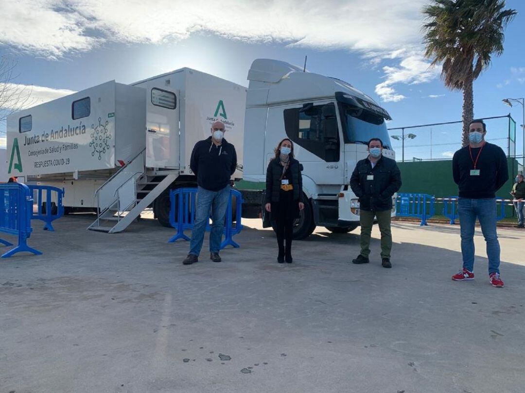 Imagen del cribado en La Línea.