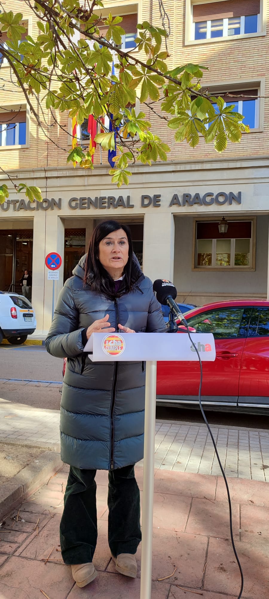 Isabel Lasobras en Huesca