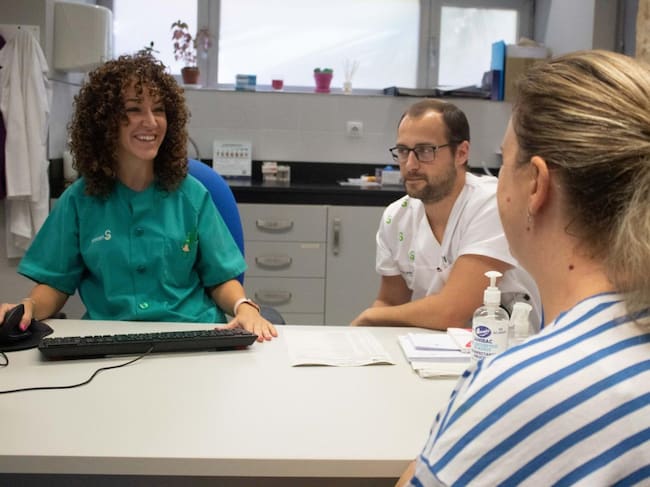 Profesionales en un centro de atención primaria