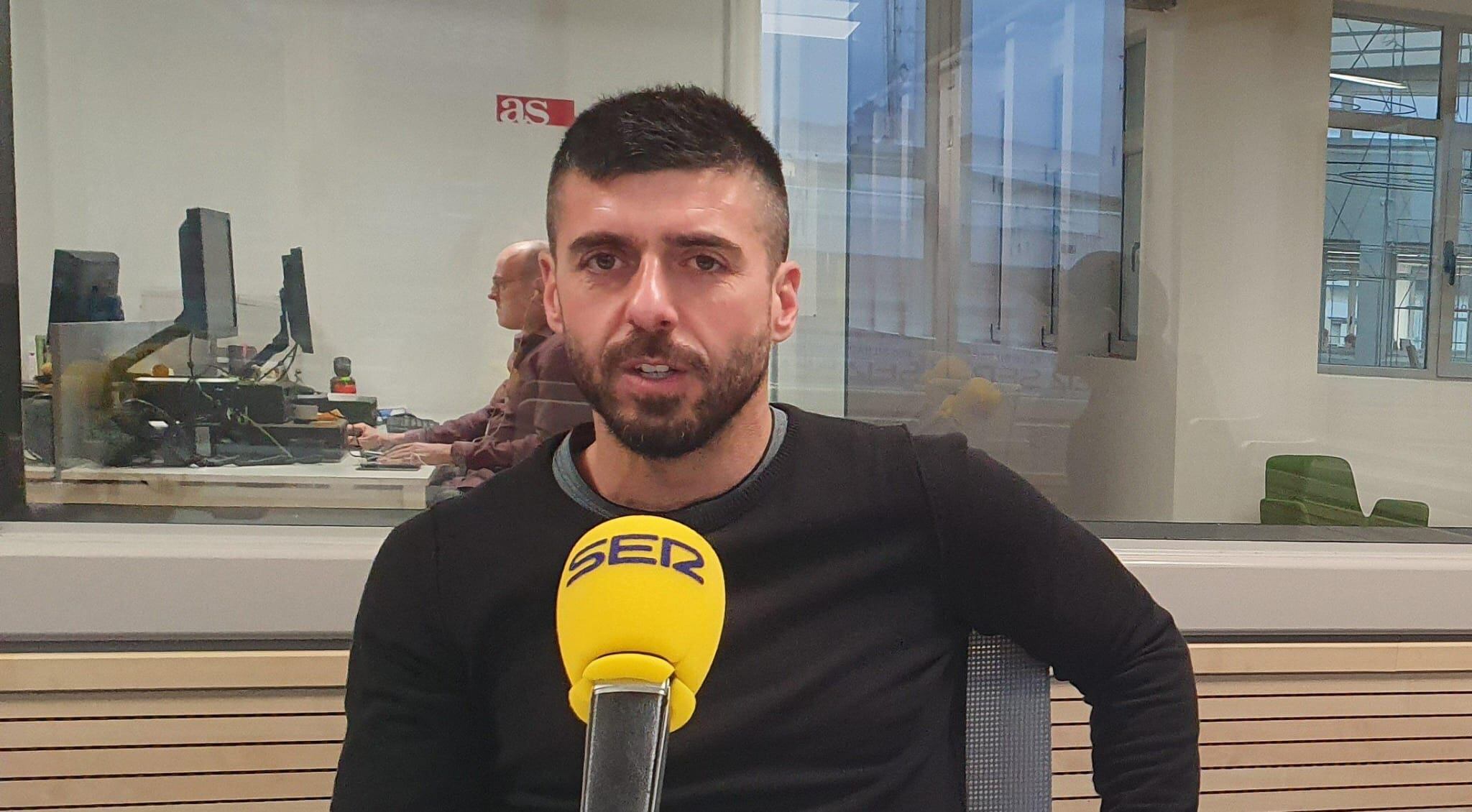 Gorka Gaztelu, durante una entrevista.