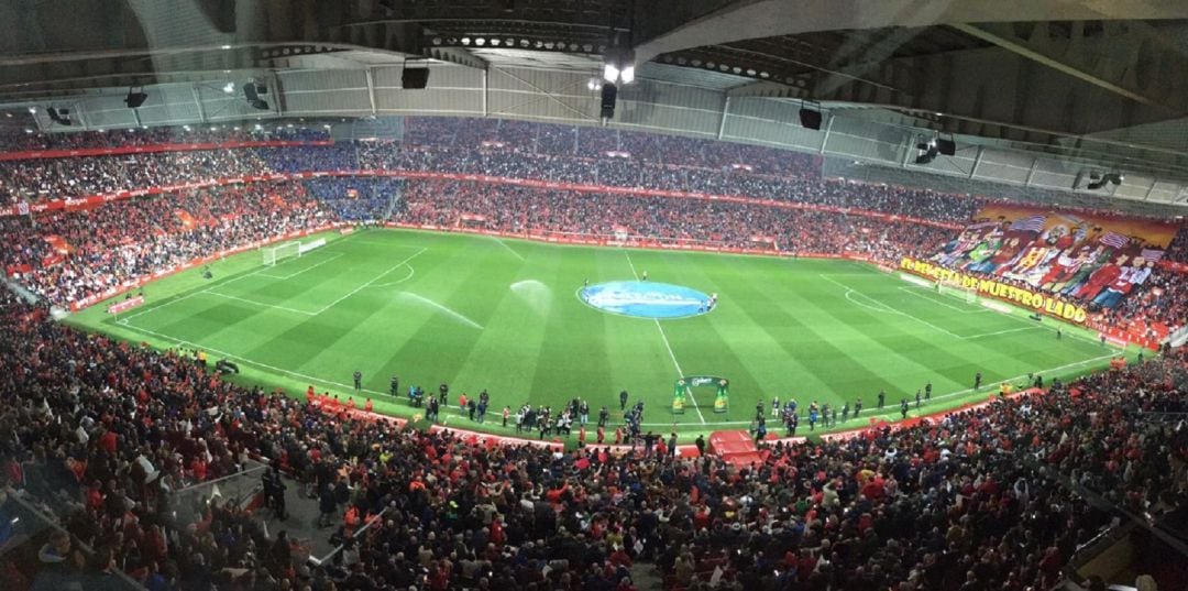 Derbi entre Sporting y Oviedo disputado en El Molinón.