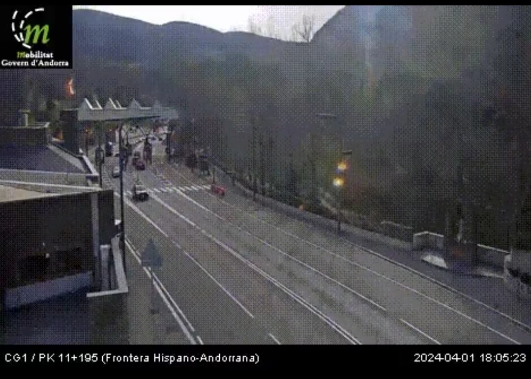 Aspecte de la frontera del riu Runer en el final de l'operació de Setmana Santa.