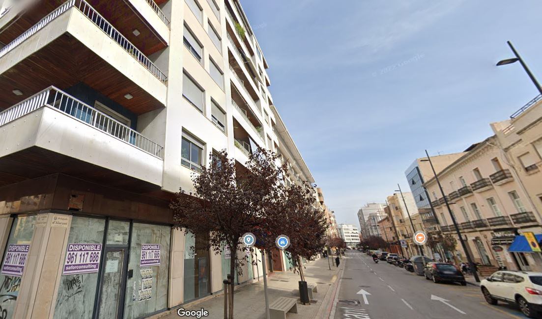 Zona de l&#039;Avinguda d&#039;Alacant donde se produjo el incidente.