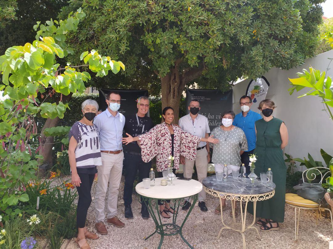 Noa a la presentació de les III Trobades Mediterrànies Albert Camus