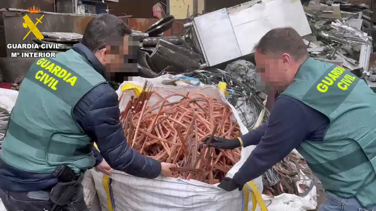 La Guardia Civil investiga el robo de cable valorado en miles de euros en La Palma