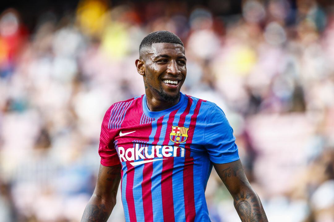 Emerson Royale en un partido con el Barça