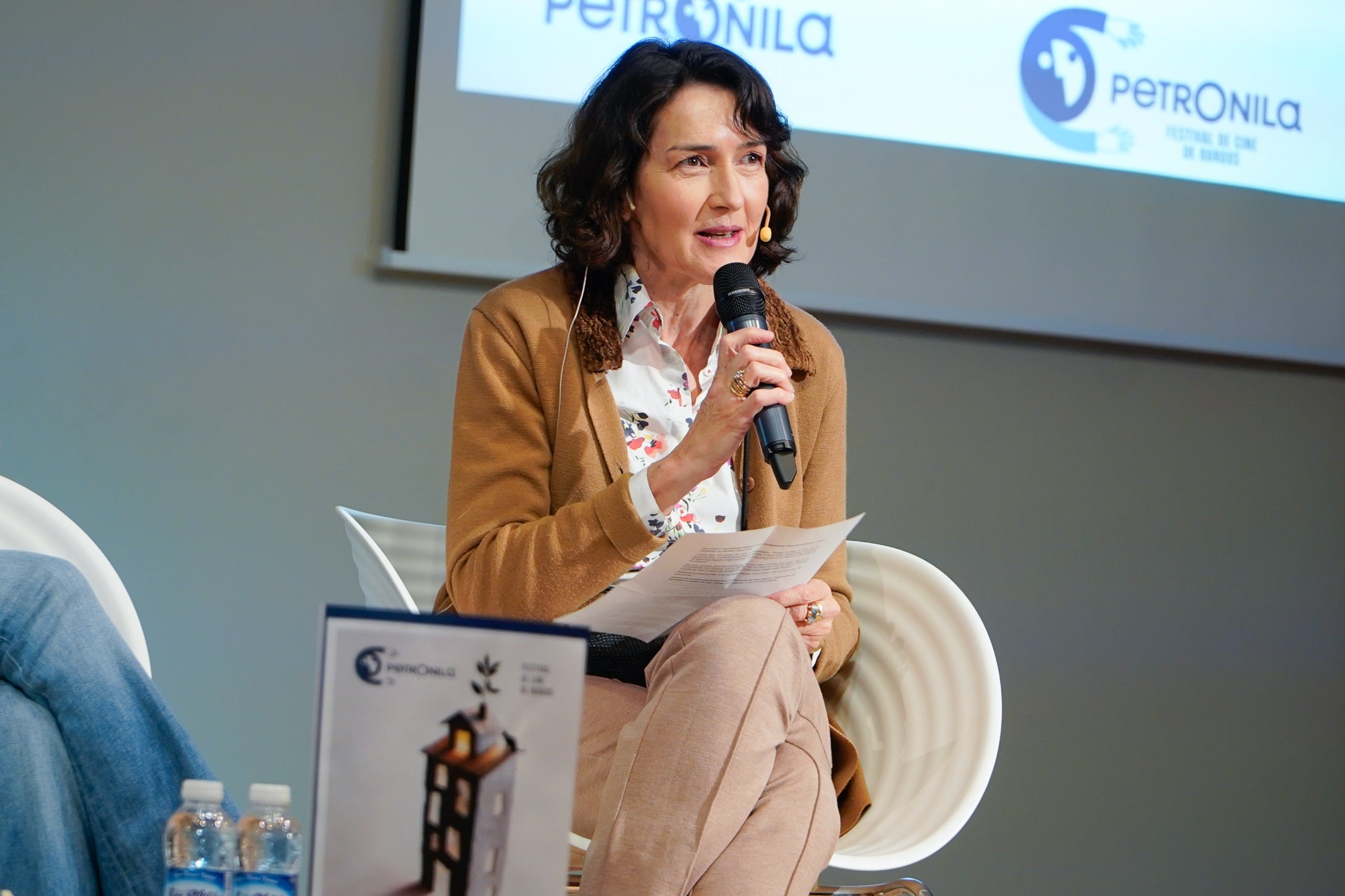 Ángeles González-Sinde, la exministra de Cultura, es la madrina del festival 'Petronila'