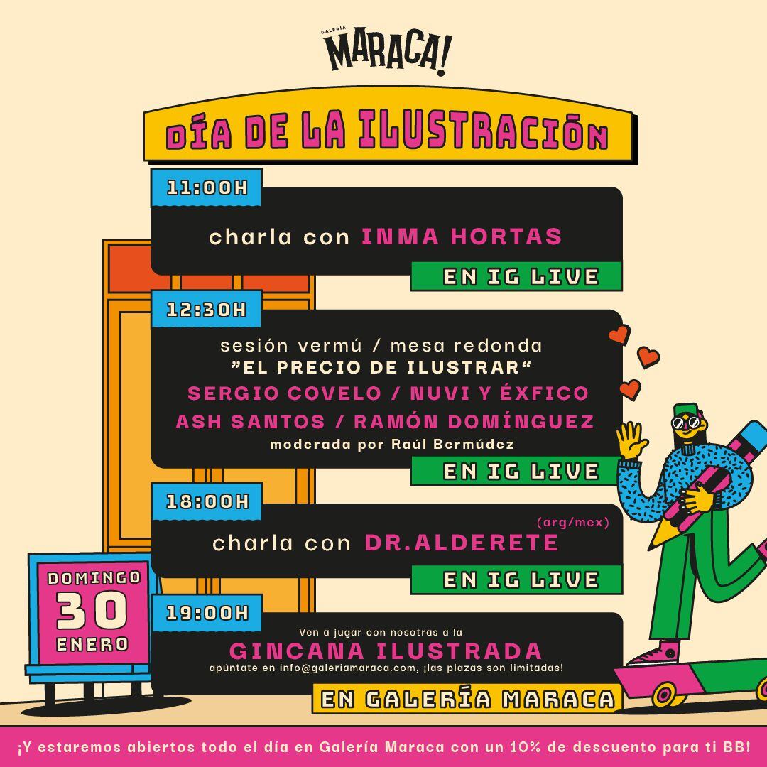 Día Ilustración Maraca