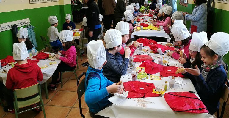 Desayunos saludables en colegios.