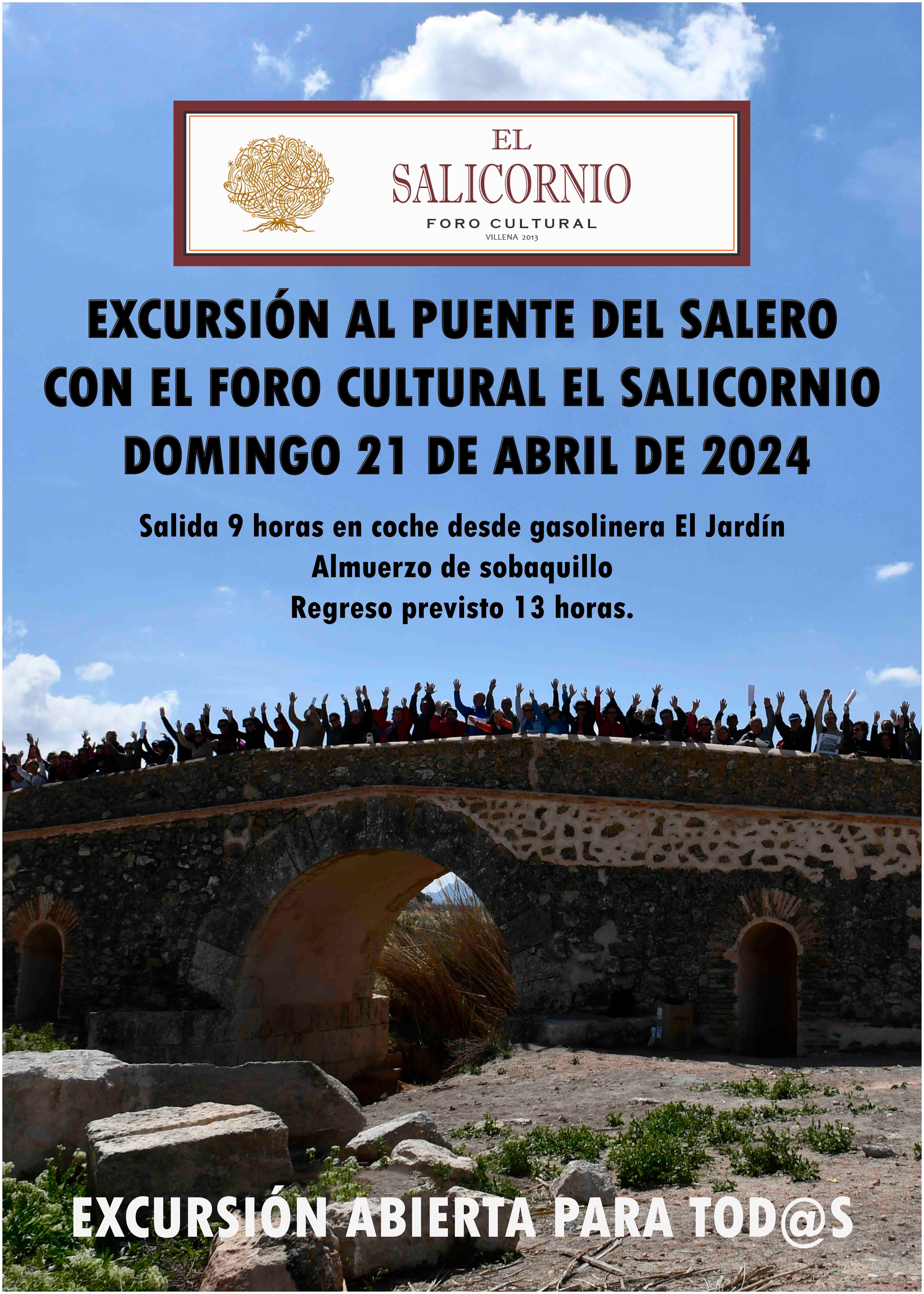 Cartel de la excursión