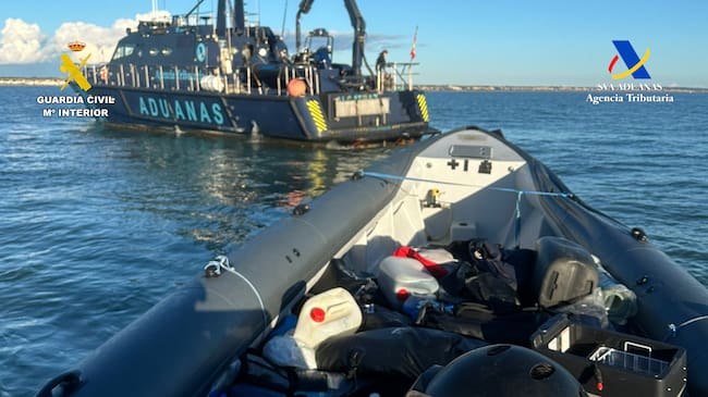 Operación contra el narcotráfico en Punta Umbría