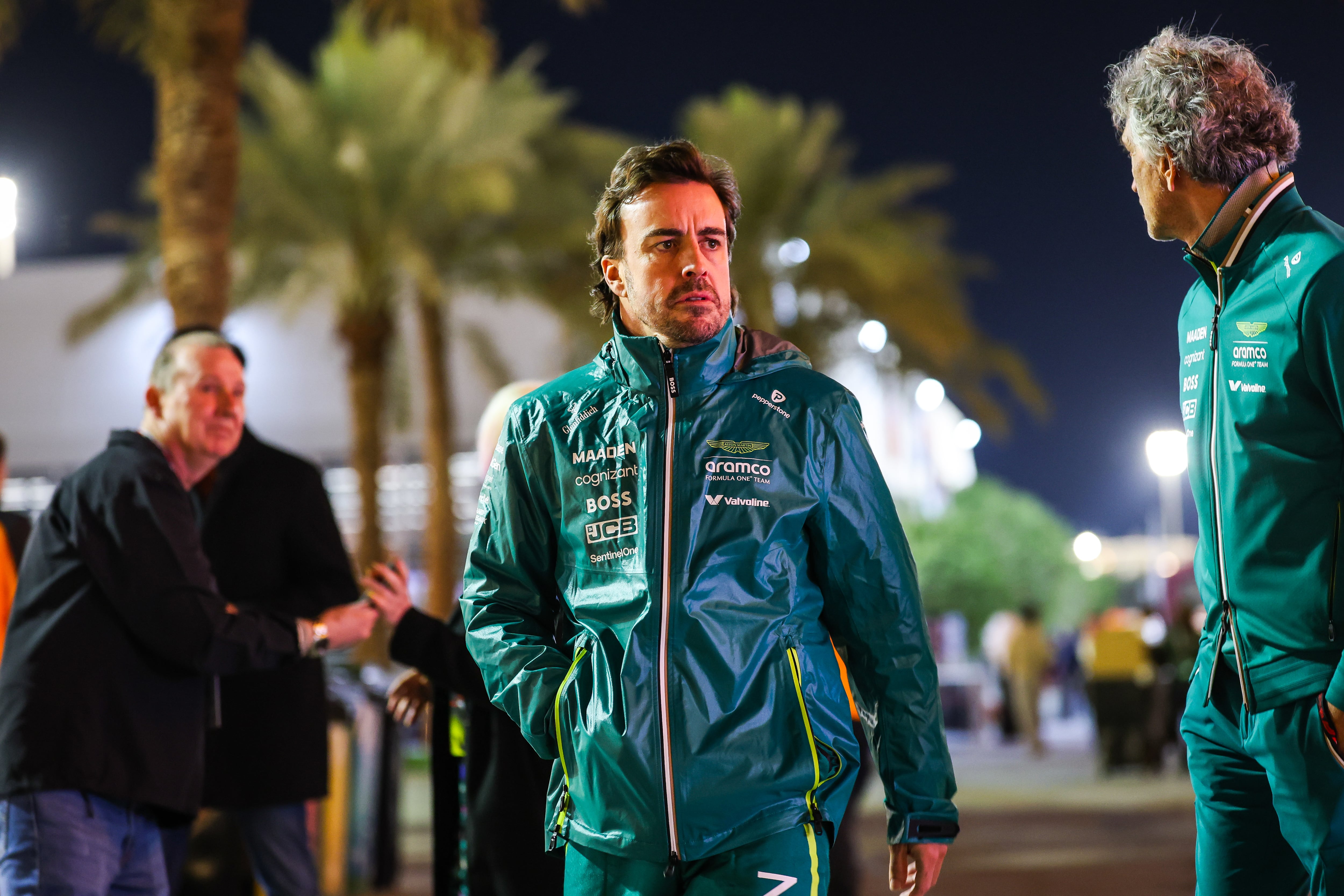 Fernando Alonso, durante los tests de la Fórmula 1 en Bahrein