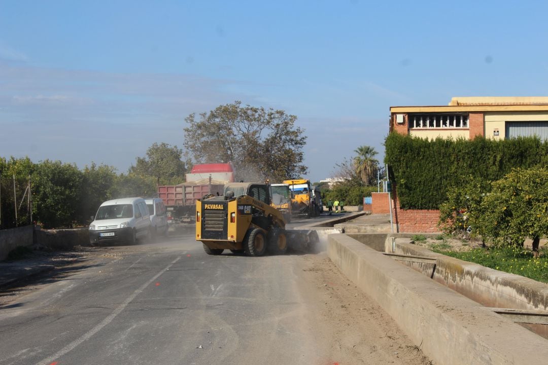 El Ayuntamiento de Borriana destinó en 2020 más de un millón de euros para adecuar viales urbanos y rurales