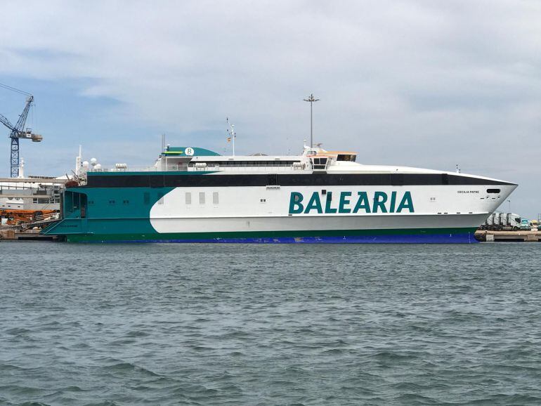 El fast ferry Cecilia Payne.