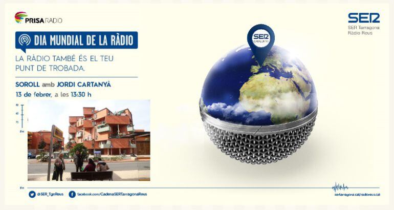 Imatge promocional del dia de la Ràdio a la Cadena SER