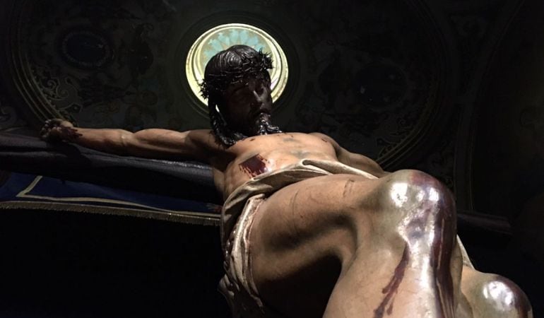 El Cristo de la Fundación es el titular de la Hermandad de Los Negritos