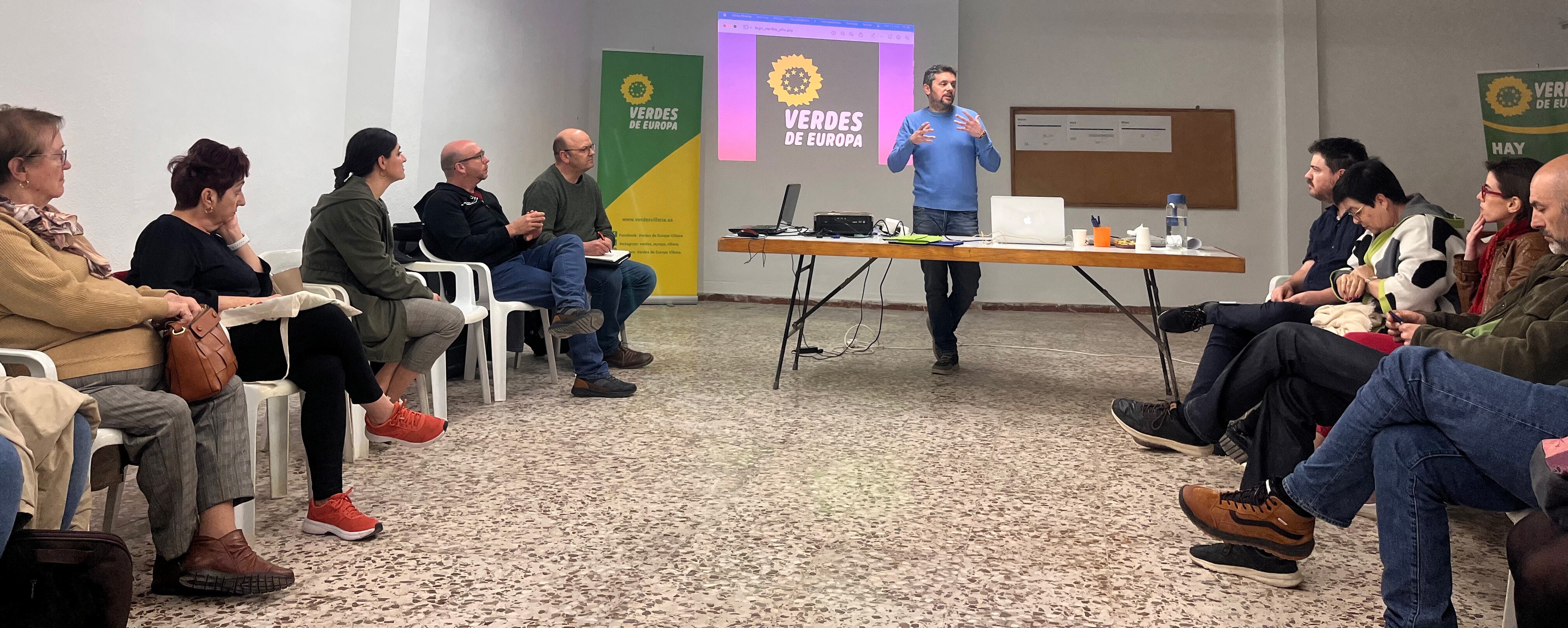 Reunión de los Verdes con distintos colectivos locales