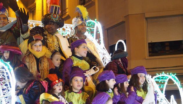 Imagen de la cabalgata de Reyes Magos de Cuenca de años anteriores.