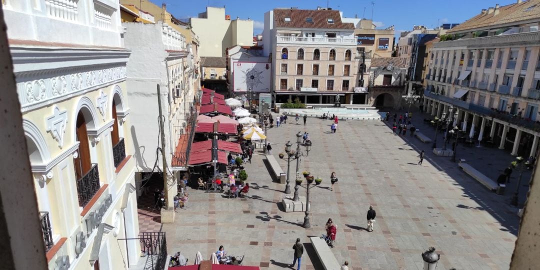 Imagen del entorno de la Plaza Mayor de la capital