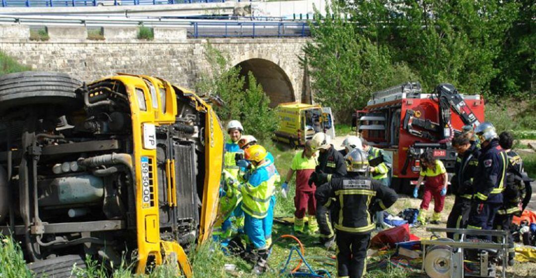 Imagen de archivo de un accidente