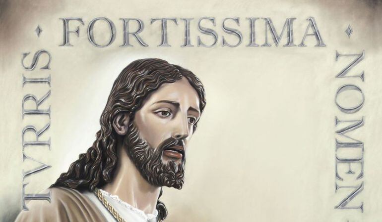 Cartel anunciador del Vía Crucis de las Cofradías de Sevilla que protagoniza el lunes el Señor Cautivo ante Pilato de la Hermandad de Torreblanca