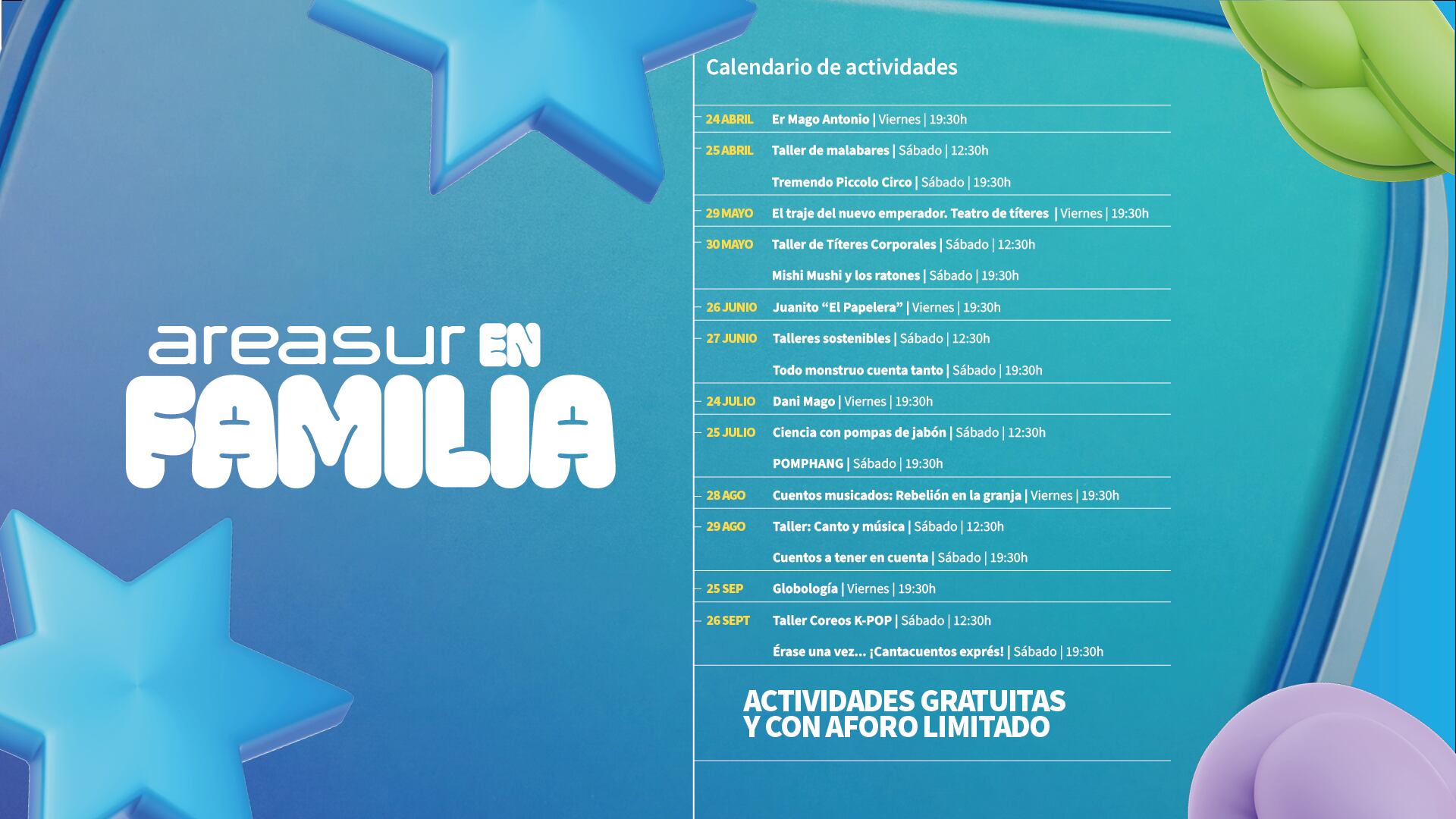 Presentación de la programación de esta iniciativa