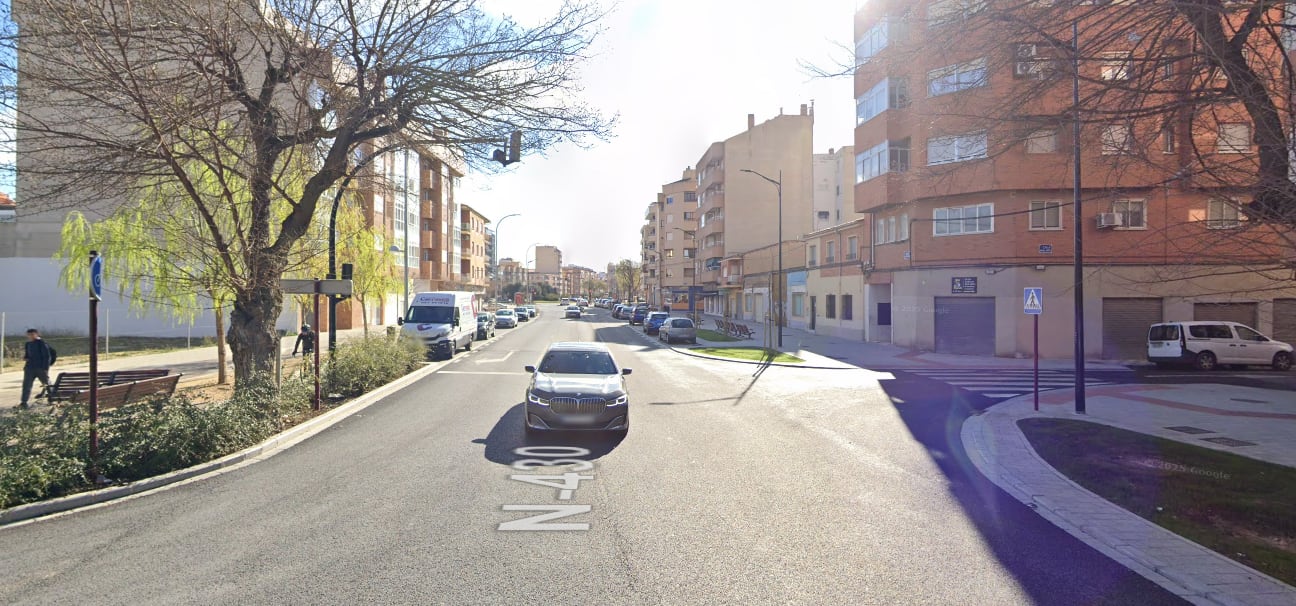 Avenida de los Toreros, en Albacete. Imagen de Google Maps.