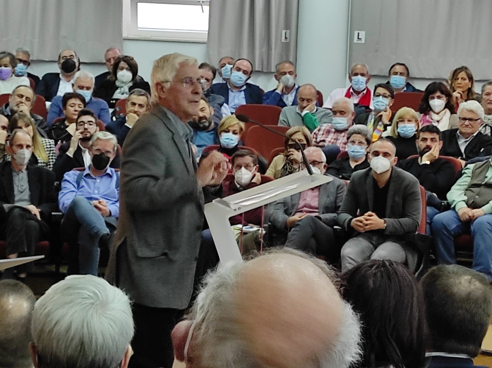 José María Barreda durante su intervención en la presentación de su libro de memorias