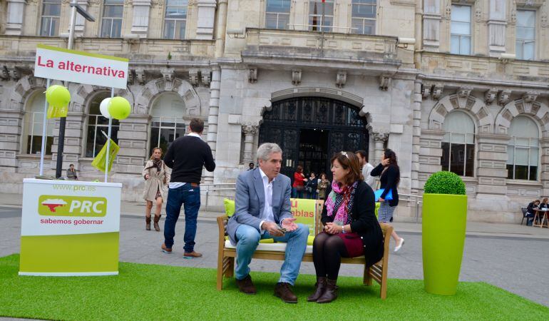 El candidato del PRC a la alcaldía de Santander, José María Fuentes-Pila, inicia la campaña “Tú hablas".