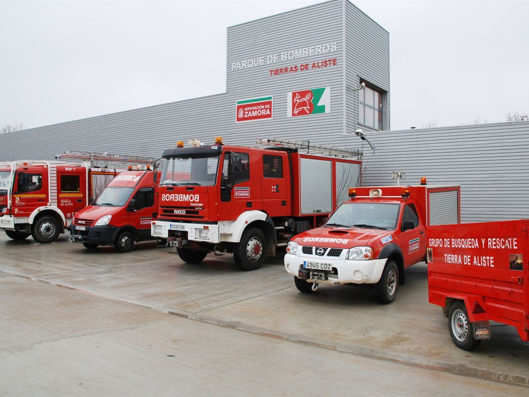 Vehículos de bomberos de la Diputación Provinical