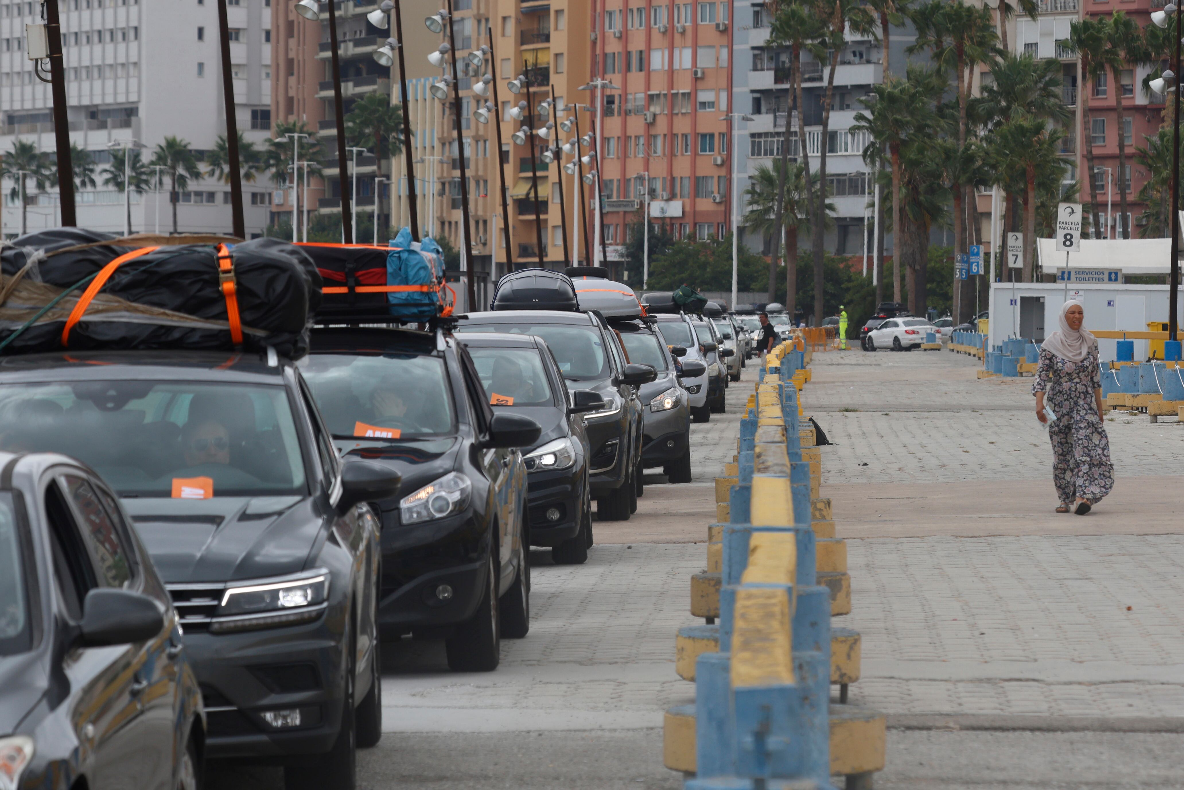 Una imagen del fin de semana en el Puerto de Algeciras.