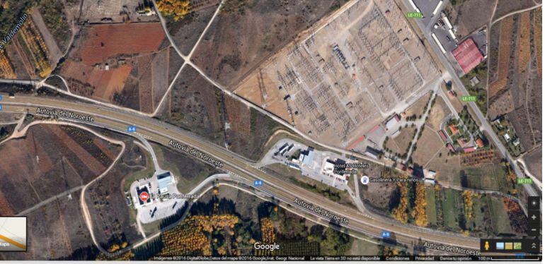 El cadáver ha aparecido entre La Lomba y la estación de servicio La Pausa