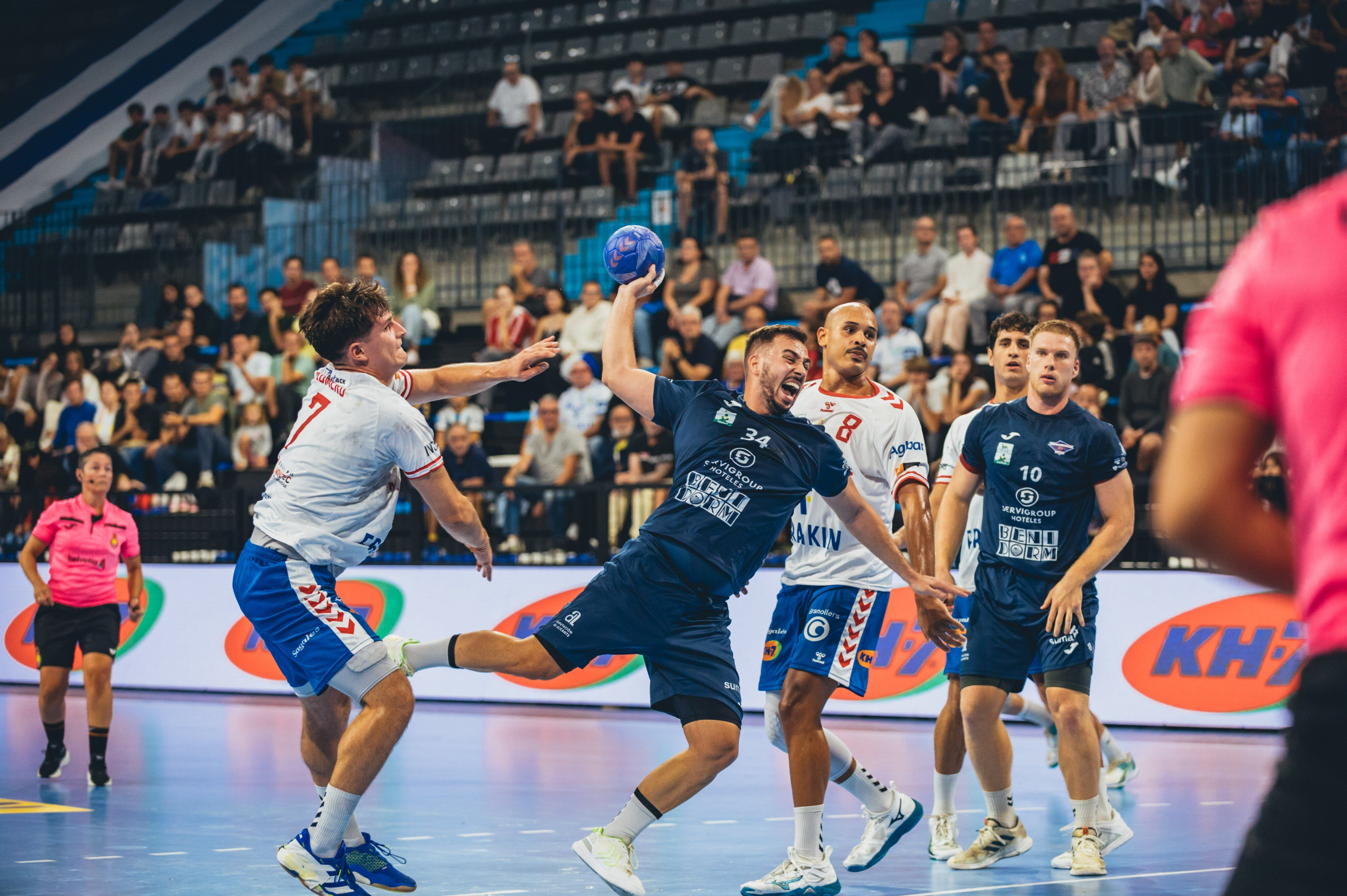 Nacho Valles volvió a ser fundamental en el partido ante Granollers