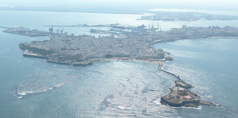 Foto aérea de Cádiz
