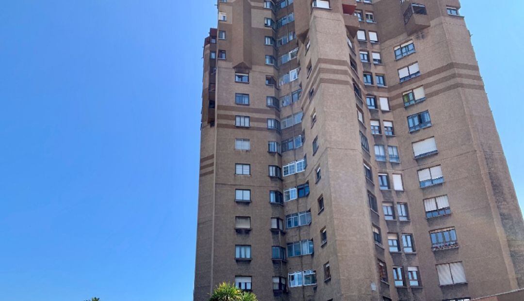 Edificio La Estrella incendiado el pasado fin de semana. 