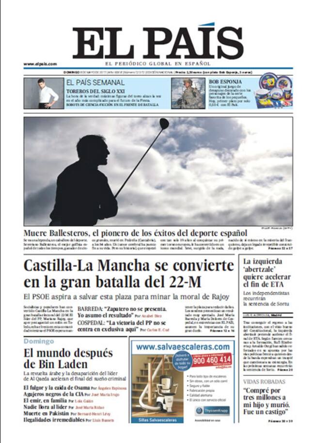 "Muere Ballesteros el pionero de los éxitos del deporte español