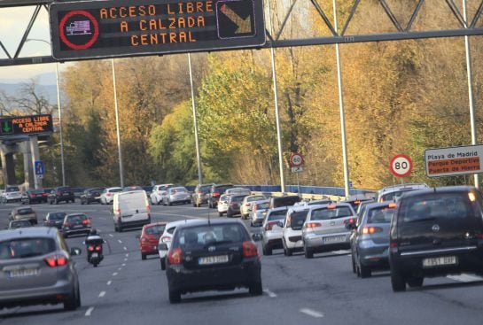 Carretera A-6 en dirección A Coruña.