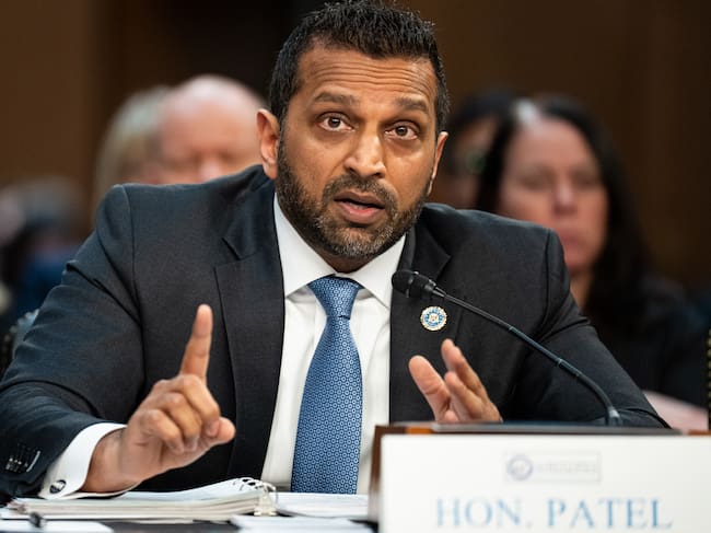El director del FBI, Kash Patel, testifica en el Senado de Estados Unidos