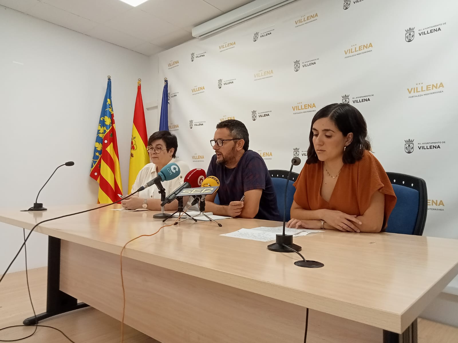 Momento de la rueda de prensa