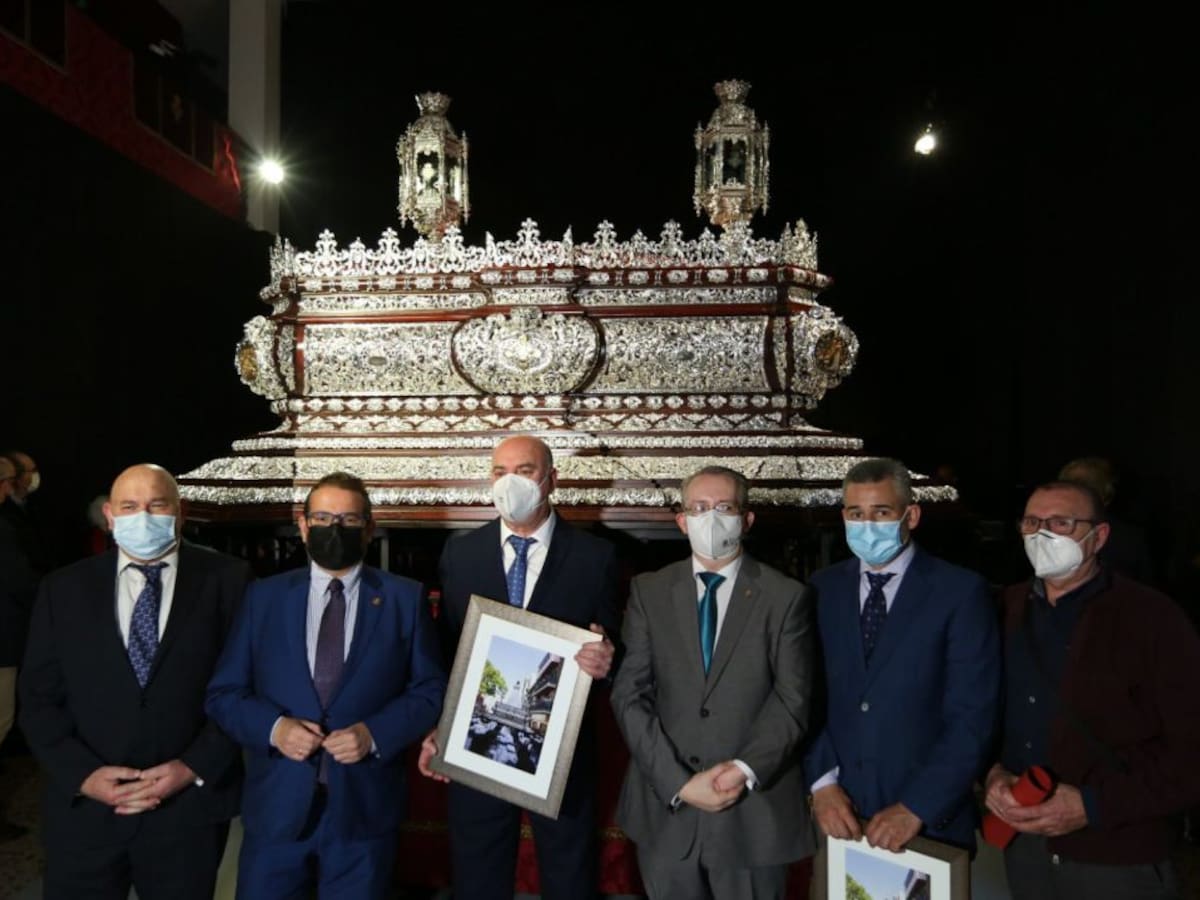 Así luce el trono de Jesús Cautivo tras su reforma