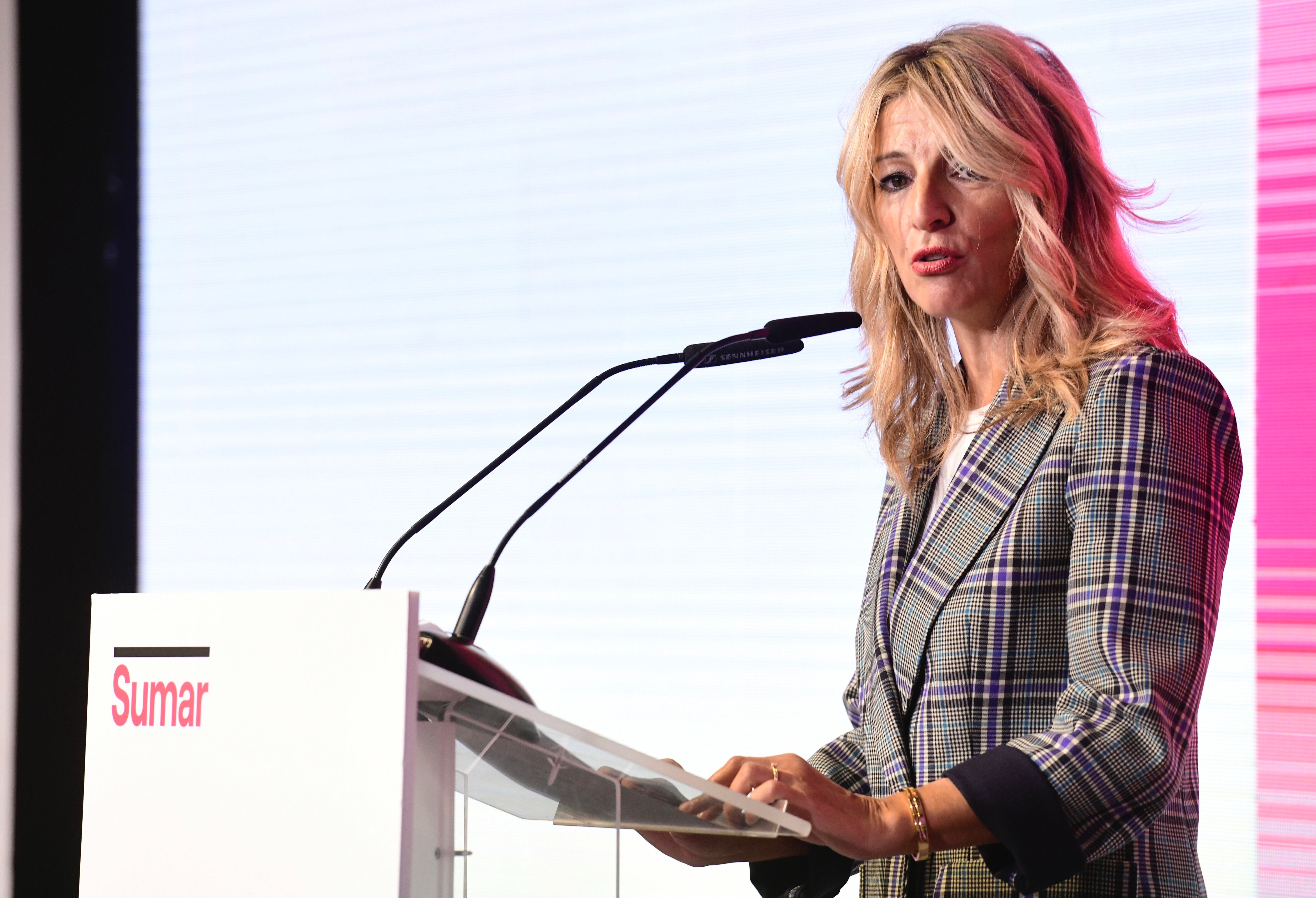 La líder de Sumar, Yolanda Díaz.