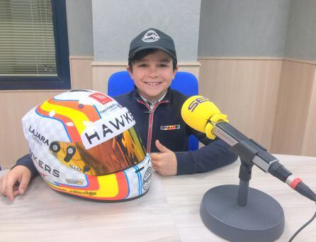 Sandro Pérez, piloto de karting