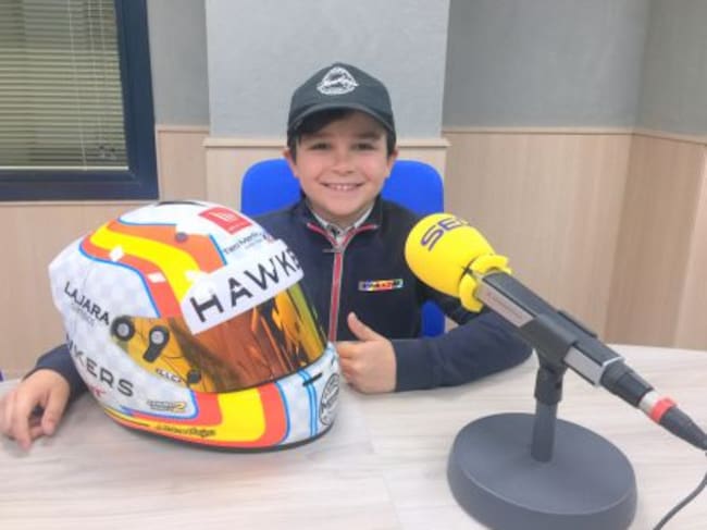 Sandro Pérez, piloto de karting