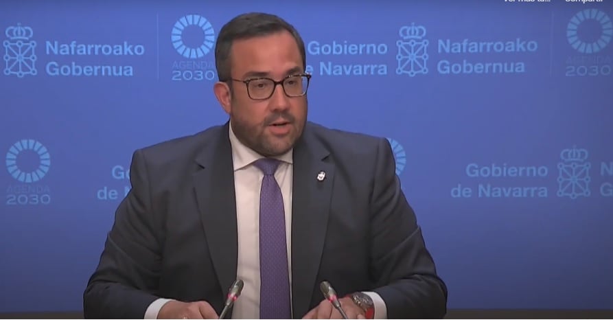 Javier Remírez, portavoz del Gobierno de Navarra