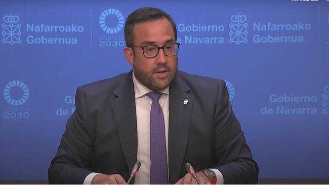 Javier Remírez, portavoz del Gobierno de Navarra