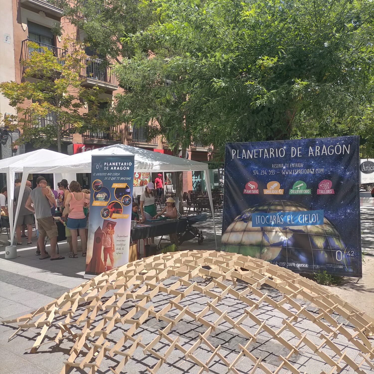 El Planetario promocionando sus actividades en Huesca